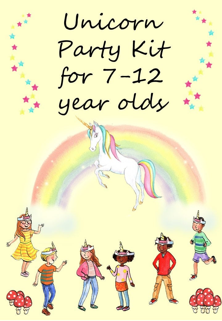 Unicorn party kit - for 7-12 year olds